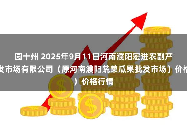 园十州 2025年9月11日河南濮阳宏进农副产品批发市场有限公司（原河南濮阳蔬菜瓜果批发市场）价格行情